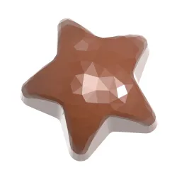 Chocolate Mould; Star Facet